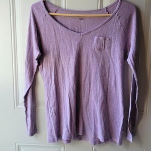 Lilac purple Long sleeve shirt